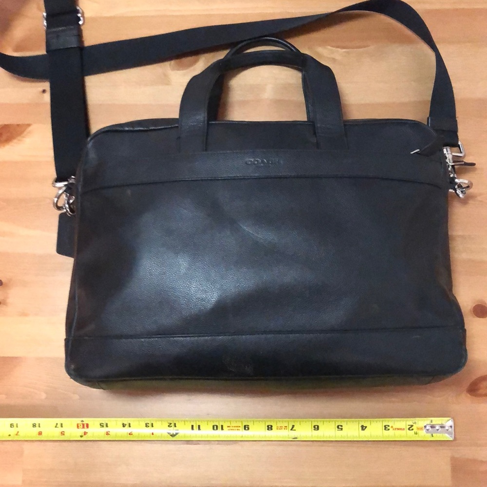Unisex Coach Attaché Laptop Bag - Picture 2 of 8